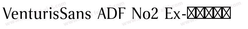 VenturisSans ADF No2 Ex字体转换